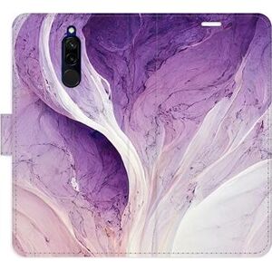 iSaprio flip puzdro Purple Paint pre Xiaomi Redmi 8