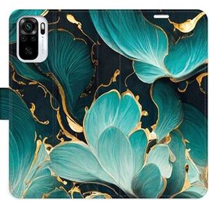iSaprio flip puzdro Blue Flowers 02 na Xiaomi Redmi Note 10/Note 10S
