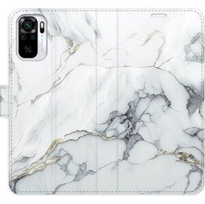 iSaprio flip puzdro SilverMarble 15 pre Xiaomi Redmi Note 10/Note 10S