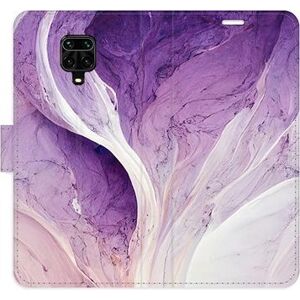 iSaprio flip puzdro Purple Paint na Xiaomi Redmi Note 9 Pro/Note 9S