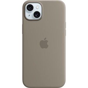 Apple iPhone 15 Plus Silikónový kryt s MagSafe ílovo sivý