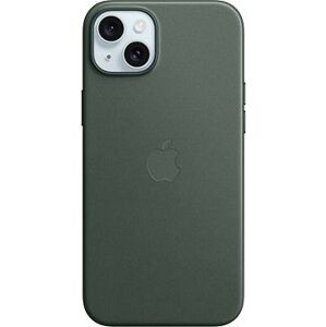 Apple iPhone 15 Plus z tkaniny FineWoven s MagSafe listovo zelený
