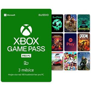 PC Game Pass – 3 mesačné predplatné (pre PC s Windows 10)