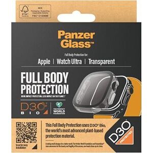 PanzerGlass Apple Watch Ultra číry ochranný kryt s D30 (číry rámček)
