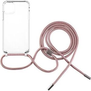 FIXED Pure Neck s ružovou šnúrkou na krk pre Apple iPhone 11