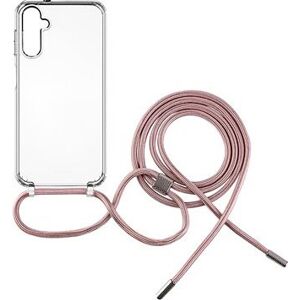 FIXED Pure Neck s ružovou šnúrkou na krk na Samsung Galaxy A14/A14 5G