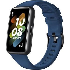 FIXED Silicone Strap na Huawei Band 7 modrý