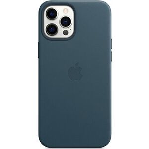 Apple iPhone 12 Pro Max Kožený kryt s MagSafe baltsky modrý