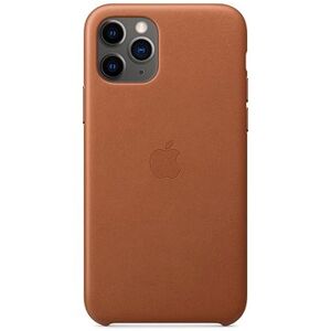 Apple iPhone 11 Pro Kožený kryt sedlovo hnedý