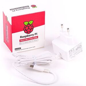 RASPBERRY PI 4 – 5 V/3 A biely