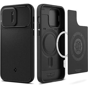 Spigen Optik Armor MagSafe Black iPhone 14 Pro Max