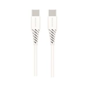 Swissten kábel USB-C/USB-C 100 W 5 A biely