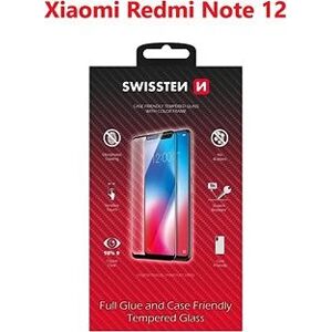 Swissten 3D Full Glue na Xiaomi Redmi Note 12 čierne