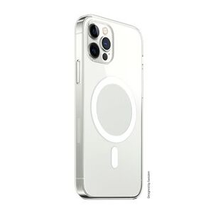 Swissten Clear Jelly MagStick pre iPhone 12 Pro Max transparentný