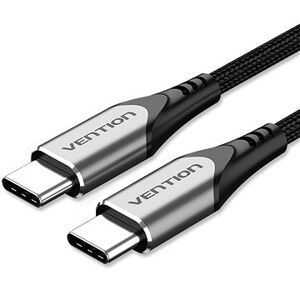 Vention Type-C (USB-C) 2.0 (M) to USB-C (M) Cable 2m Gray Aluminum Alloy Type