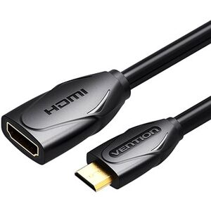 Vention Mini HDMI (M) to HDMI (F) Extension Cable/Adapter 1 M Black