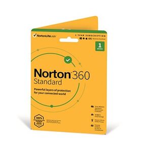 Norton 360 Standard 10GB, 1 používateľ, 1 zariadenie, 12 mesiacov (elektronická licencia)