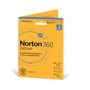 Norton 360 Deluxe 25GB, 1 používateľ, 3 zariadenia, 12 mesiacov (elektronická licencia)