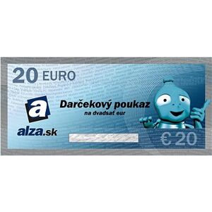 Elektronický darčekový poukaz Alza.sk na nákup tovaru v hodnote 20 €