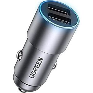 UGREEN 24 W Dual USB-A Car Charger (Gray)